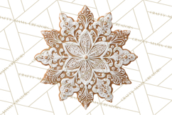 Gingerbread Clip Art PNG, Christmas Ornament Icons Clipart Product Image 5