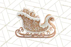 Gingerbread Clip Art PNG, Christmas Ornament Icons Clipart Product Image 3