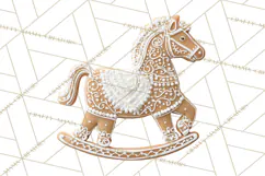 Gingerbread Clip Art PNG, Christmas Ornament Icons Clipart Product Image 4