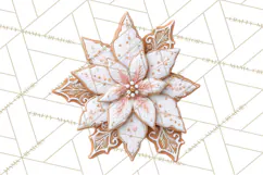 Gingerbread Clip Art PNG, Christmas Ornament Icons Clipart Product Image 4
