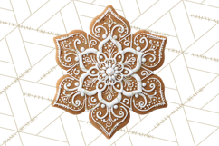 Gingerbread Clip Art PNG, Christmas Ornament Icons Clipart Product Image 3