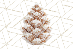 Gingerbread Clip Art PNG, Christmas Ornament Icons Clipart Product Image 2