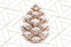 Gingerbread Clip Art PNG, Christmas Ornament Icons Clipart Product Image 2