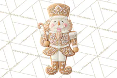 Gingerbread Clip Art PNG, Christmas Ornament Icons Clipart Product Image 4