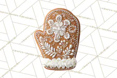 Gingerbread Clip Art PNG, Christmas Ornament Icons Clipart Product Image 5
