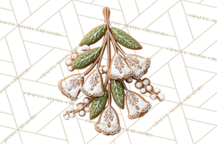 Gingerbread Clip Art PNG, Christmas Ornament Icons Clipart Product Image 2