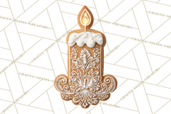 Gingerbread Clip Art PNG, Christmas Ornament Icons Clipart Product Image 3
