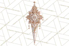 Gingerbread Clip Art PNG, Christmas Ornament Icons Clipart Product Image 5