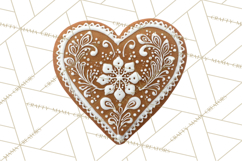 Gingerbread Clip Art PNG, Christmas Ornament Icons Clipart Product Image 2