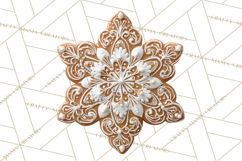 Gingerbread Clip Art PNG, Christmas Ornament Icons Clipart Product Image 4