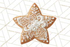 Gingerbread Clip Art PNG, Christmas Ornament Icons Clipart Product Image 4