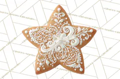 Gingerbread Clip Art PNG, Christmas Ornament Icons Clipart Product Image 4