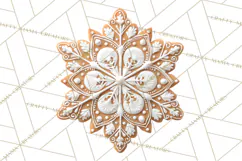 Gingerbread Clip Art PNG, Christmas Ornament Icons Clipart Product Image 5