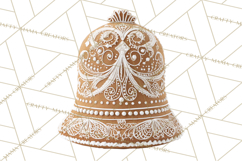 Gingerbread Clip Art PNG, Christmas Ornament Icons Clipart Product Image 3