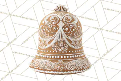 Gingerbread Clip Art PNG, Christmas Ornament Icons Clipart Product Image 3