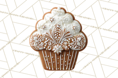 Gingerbread Clip Art PNG, Christmas Ornament Icons Clipart Product Image 5