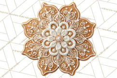 Gingerbread Clip Art PNG, Christmas Ornament Icons Clipart Product Image 5