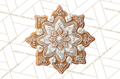 Gingerbread Clip Art PNG, Christmas Ornament Icons Clipart Product Image 3