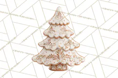 Gingerbread Clip Art PNG, Christmas Ornament Icons Clipart Product Image 5
