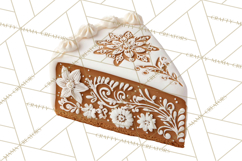 Gingerbread Clip Art PNG, Christmas Ornament Icons Clipart Product Image 4
