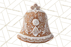 Gingerbread Clip Art PNG, Christmas Ornament Icons Clipart Product Image 3