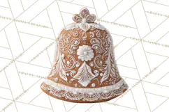Gingerbread Clip Art PNG, Christmas Ornament Icons Clipart Product Image 3