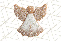 Gingerbread Clip Art PNG, Christmas Ornament Icons Clipart Product Image 5
