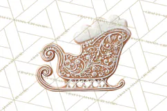 Gingerbread Clip Art PNG, Christmas Ornament Icons Clipart Product Image 2