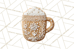 Gingerbread Clip Art PNG, Christmas Ornament Icons Clipart Product Image 4