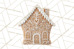 Gingerbread Clip Art PNG, Christmas Ornament Icons Clipart Product Image 5