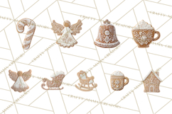 Gingerbread Clip Art PNG, Christmas Ornament Icons Clipart Product Image 7