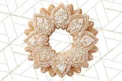Gingerbread Clip Art PNG, Christmas Ornament Icons Clipart Product Image 5