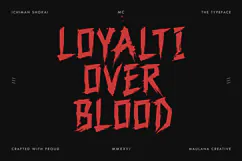 Ichiman Shokai Horror Display Font Spooky Scary Product Image 3
