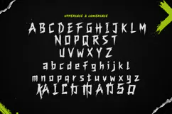 Ichiman Shokai Horror Display Font Spooky Scary Product Image 5