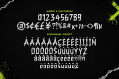 Ichiman Shokai Horror Display Font Spooky Scary Product Image 6