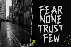 Ichiman Shokai Horror Display Font Spooky Scary Product Image 7