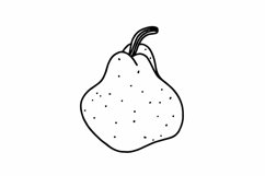 pear clipart |pear SVG |fruit svg Product Image 1
