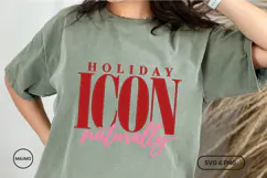 Holiday icon naturally funny xmas quote Product Image 3