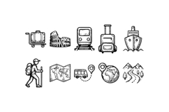 10 Icon Pack Bundle Summer Travel Product Image 1