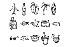 15 Icon Pack Bundle Summer Travel Product Image 1