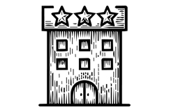 15 Icon Pack Bundle Summer Travel Engraving Style Product Image 5