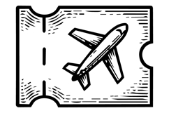 15 Icon Pack Bundle Summer Travel Engraving Style Product Image 5