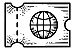 15 Icon Pack Bundle Summer Travel Engraving Style Product Image 6