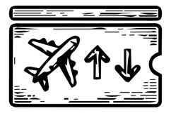 15 Icon Pack Bundle Summer Travel Engraving Style Product Image 7