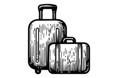 15 Icon Pack Bundle Summer Travel Engraving Style Product Image 10