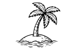 15 Icon Pack Bundle Summer Travel Engraving Style Product Image 14