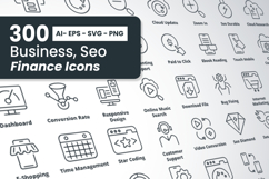 300 Business, Seo and Finance Icons Product Image 1