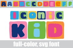 Iconic Kid Color Font Product Image 1
