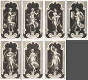 7 Icons of the Liberal Arts Classical Antique Prints Bundle Product Image 2