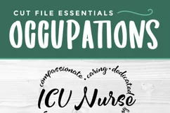 ICU Nurse SVG - create intensive care unit nurse shirts and tote bags with your Cricut